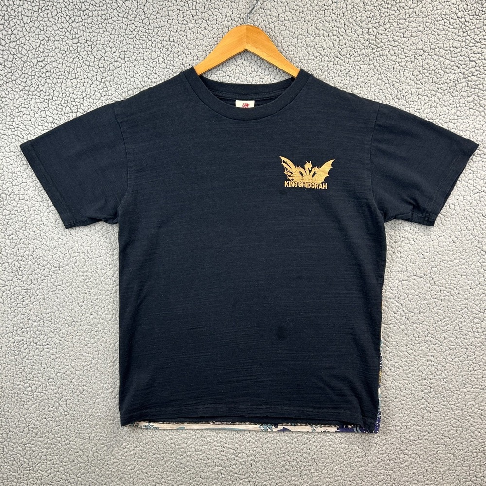 Vtg‎ Godzilla Ukiyo-e King Ghidorah Printing T-shirt Size Large GZUT-008 JAPAN